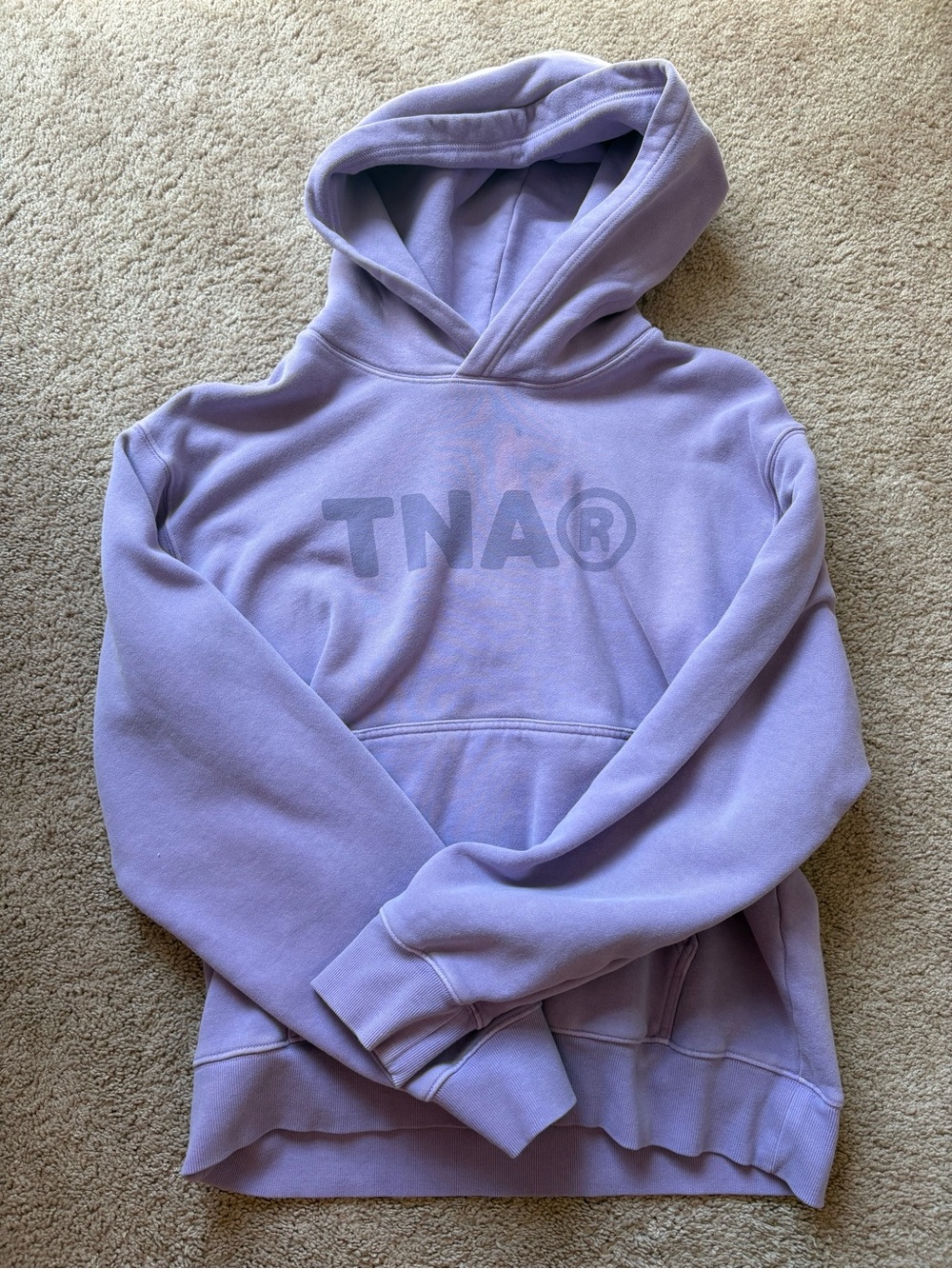 TNA Lavender Cozy Fleece Perfect Fit Sweatfleece Hoodie